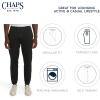 image:imageChaps Mens Everyday Regular Fit Comfortable Fleece Lined Jogger Sweatpants S2XLAmerican Black