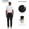 image:imageChaps Mens Everyday Regular Fit Comfortable Fleece Lined Jogger Sweatpants S2XLAmerican Black