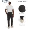image:imageChaps Mens Everyday Regular Fit Comfortable Fleece Lined Jogger Sweatpants S2XLCharcoal Heather