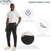 image:imageChaps Mens Everyday Regular Fit Comfortable Fleece Lined Jogger Sweatpants S2XLCharcoal Heather