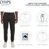 image:imageChaps Mens Everyday Regular Fit Comfortable Fleece Lined Jogger Sweatpants S2XLCharcoal Heather
