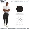 image:imageChaps Mens Everyday Regular Fit Comfortable Fleece Lined Jogger Sweatpants S2XLCharcoal Heather