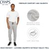image:imageChaps Mens Everyday Regular Fit Comfortable Fleece Lined Jogger Sweatpants S2XLLight Gray Heather