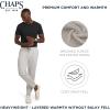image:imageChaps Mens Everyday Regular Fit Comfortable Fleece Lined Jogger Sweatpants S2XLOatmeal Heather