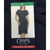 image:imageChaps Womens Short Sleeves Crewneck Knit Dress US Alpha Large Regular Regular Navy