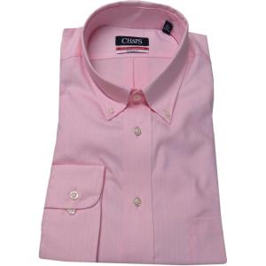 image:imageChaps Mens Regular Fit Herringbone Twill Shirt Size 1616 12 3637 Tea RosePink