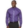 image:imageChaps Mens Regular Fit Wrinkle Free Herringbone Twill Long Sleeve Dress Shirt 16165 Neck 3435 Sleeve Grape Soda