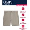 image:imageChaps Boys Shorts  Flex Waistband Stretch Twill Boys Chino Shorts  Casual Uniform Khaki Shorts for BoysHampton Khaki