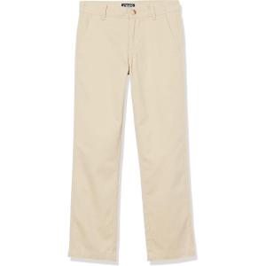 image:imageChaps Boys Flat Front Twill Pant with StretchKhaki