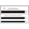 image:imageExclusive Home Curtains Rings 1 Curtain Rod and Coordinating Finial Set Matte White Adjustable 66120Matte Black