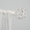 image:imageExclusive Home Curtains Rings 1 Curtain Rod and Coordinating Finial Set Matte White Adjustable 66120Matte White