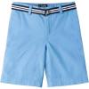 image:imageChaps Boys Chino Flat Front Belted Shorts 4 Sutton Blue