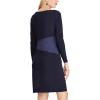 image:imageChaps Womens Satin Ruffle Sheath Dress Blue XSmall