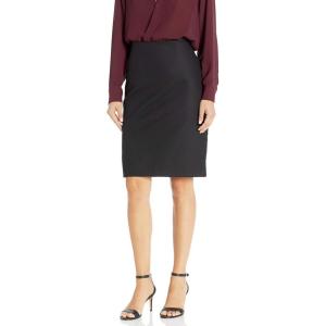 image:imageChaps Womens Stretch Cotton Refined Suiting Pencil SkirtBlack
