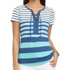 image:imageChaps Womens LaceUp Fashion Top Multi Small