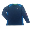 image:imageChaps Sport by Ralph Lauren Mens Long Sleeve Colorblock Crewneck Tee Large Blue