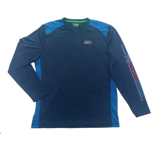 image:imageChaps Sport by Ralph Lauren Mens Long Sleeve Colorblock Crewneck Tee Large Blue