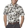 image:imageChaps by Ralph Lauren Mens Lead Table Tropical Button up Cotton Shirt Medium White Sand