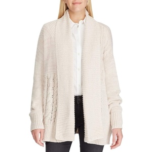 image:imageChaps Womens OpenFront Patchwork Cardigan Pink Multi XLarge