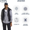 image:imageChaps Mens Classic Fit Long Sleeve Button Down Oxford ShirtCharcoal