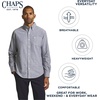image:imageChaps Mens Classic Fit Long Sleeve Button Down Oxford ShirtCharcoal