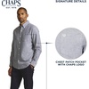 image:imageChaps Mens Classic Fit Long Sleeve Button Down Oxford ShirtCharcoal