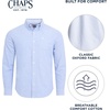 image:imageChaps Mens Classic Fit Long Sleeve Button Down Oxford ShirtPalace Blue