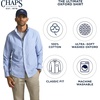 image:imageChaps Mens Classic Fit Long Sleeve Button Down Oxford ShirtPalace Blue