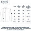 image:imageChaps Mens Classic Fit Long Sleeve Button Down Oxford ShirtPalace Blue