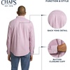 image:imageChaps Mens Classic Fit Long Sleeve Button Down Oxford ShirtRio Red