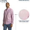 image:imageChaps Mens Classic Fit Long Sleeve Button Down Oxford ShirtRio Red