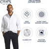 image:imageChaps Mens Classic Fit Long Sleeve Button Down Oxford ShirtWhite