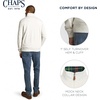 image:imageChaps Mens Classic Fit Ultra Soft Scotland Fleece Quarter Zip SweatshirtOatmeal Heather