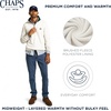 image:imageChaps Mens Classic Fit Ultra Soft Scotland Fleece Quarter Zip SweatshirtOatmeal Heather