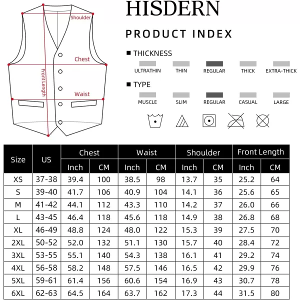 HISDERN 3PC Men's Paisley Floral Jacquard Suit Vest &amp; Necktie and Pocket Square Formal Waistcoat for Tuxedo Wedding Party