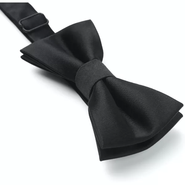 HISDERN Bow Ties for Boys Pre Tied Toddler Bow Tie Adjustable Kids Bowties Clip On Fun Patterned Bowties for Wedding Party