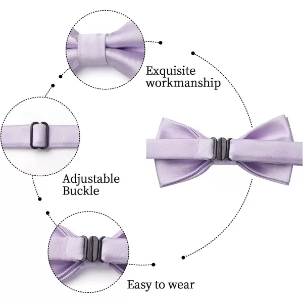 HISDERN Bow Ties for Boys Pre Tied Toddler Bow Tie Adjustable Kids Bowties Clip On Fun Patterned Bowties for Wedding Party