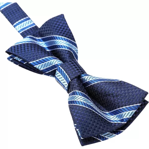 HISDERN Bow Ties for Boys Pre Tied Toddler Bow Tie Adjustable Kids Bowties Clip On Fun Patterned Bowties for Wedding Party