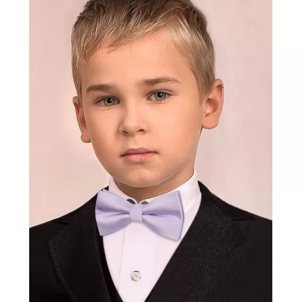 HISDERN Bow Ties for Boys Pre Tied Toddler Bow Tie Adjustable Kids Bowties Clip On Fun Patterned Bowties for Wedding Party