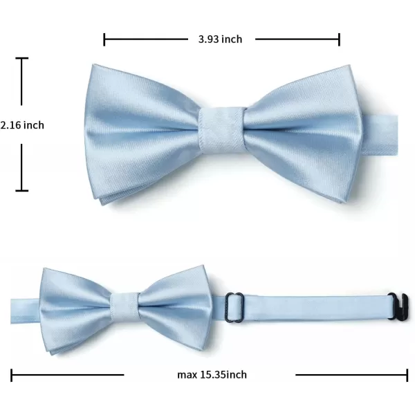 HISDERN Bow Ties for Boys Pre Tied Toddler Bow Tie Adjustable Kids Bowties Clip On Fun Patterned Bowties for Wedding Party