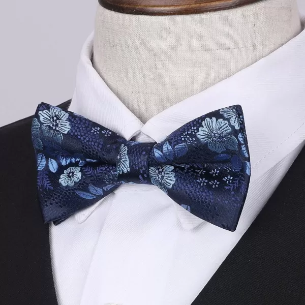 HISDERN Bow Ties for Boys Pre Tied Toddler Bow Tie Adjustable Kids Bowties Clip On Fun Patterned Bowties for Wedding Party
