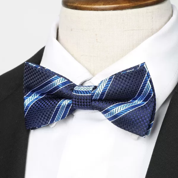 HISDERN Bow Ties for Boys Pre Tied Toddler Bow Tie Adjustable Kids Bowties Clip On Fun Patterned Bowties for Wedding Party