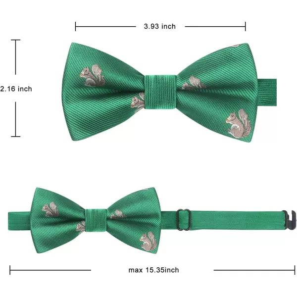 HISDERN Bow Ties for Boys Pre Tied Toddler Bow Tie Adjustable Kids Bowties Clip On Fun Patterned Bowties for Wedding Party