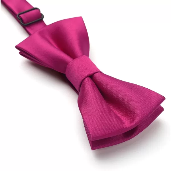HISDERN Bow Ties for Boys Pre Tied Toddler Bow Tie Adjustable Kids Bowties Clip On Fun Patterned Bowties for Wedding Party