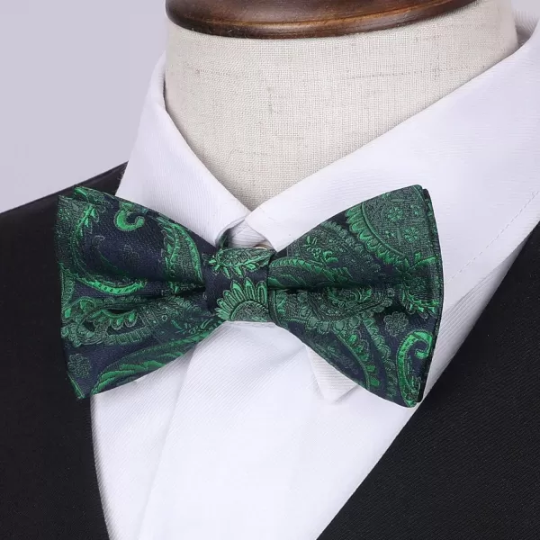 HISDERN Bow Ties for Boys Pre Tied Toddler Bow Tie Adjustable Kids Bowties Clip On Fun Patterned Bowties for Wedding Party