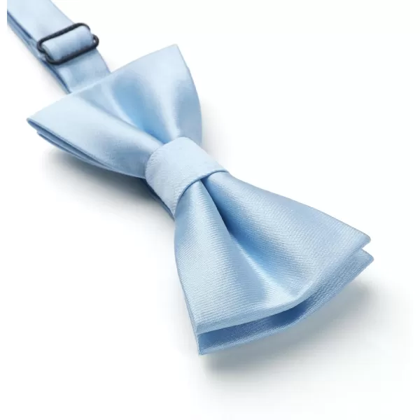 HISDERN Bow Ties for Boys Pre Tied Toddler Bow Tie Adjustable Kids Bowties Clip On Fun Patterned Bowties for Wedding Party