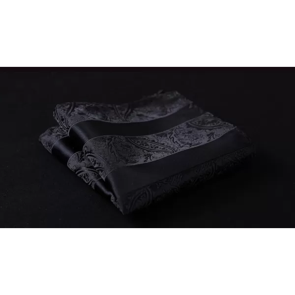 HISDERN Bow Ties for Men Paisley Bowties Mens Self Tie Bow Tie and Pocket Square Set Formal Tuxedo Wedding Bowtie