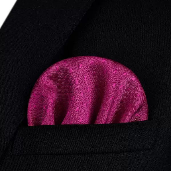 HISDERN Bow Ties for Men Polka Dot Selftie Bowtie and Pocket Square Classic Business Tuxedo Wedding Bowties Handkerchief