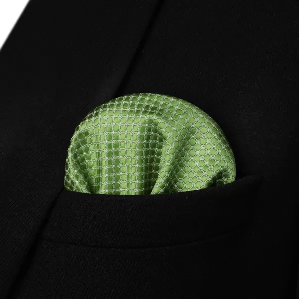 HISDERN Bow Ties for Men Polka Dot Selftie Bowtie and Pocket Square Classic Business Tuxedo Wedding Bowties Handkerchief