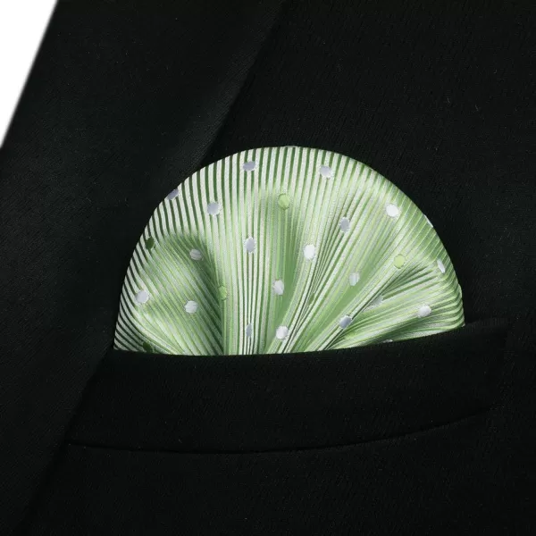 HISDERN Bow Ties for Men Polka Dot Selftie Bowtie and Pocket Square Classic Business Tuxedo Wedding Bowties Handkerchief